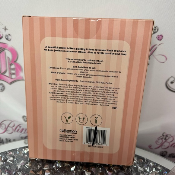 English garden bath salts 3 brand new in package bath 🛁 salts relaxing self - Picture 3 of 3